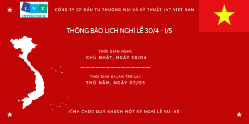 THÔNG BÁO NGHỈ LỄ 30/04 - 01/05